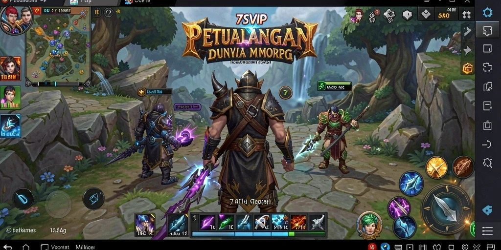 Tampilan gameplay 7SVIP dengan pertempuran seru dan petualangan epik.
