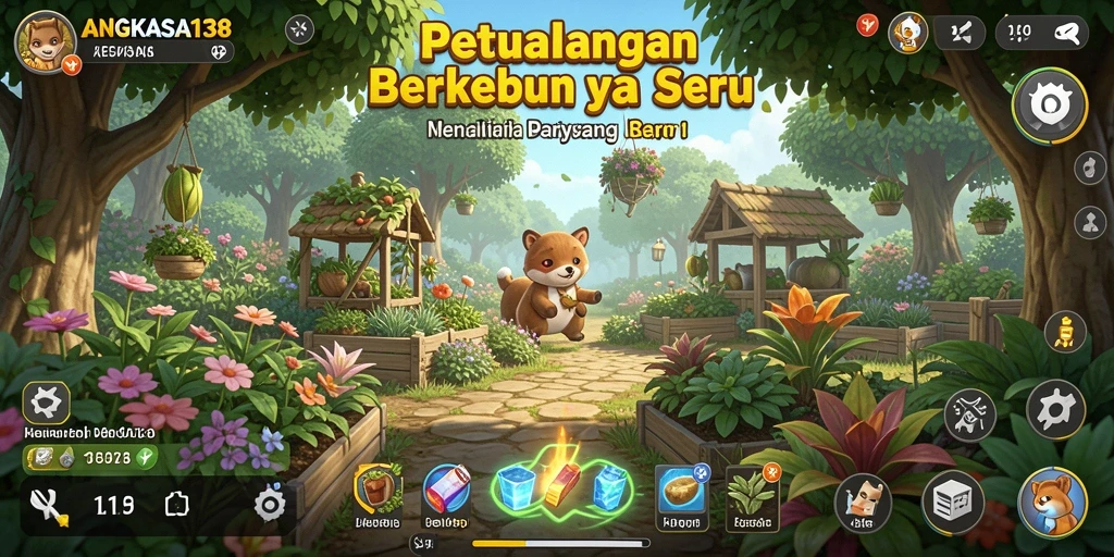 Tangkapan layar menunjukkan pengalaman berkebun yang menawan di ANGKASA138.