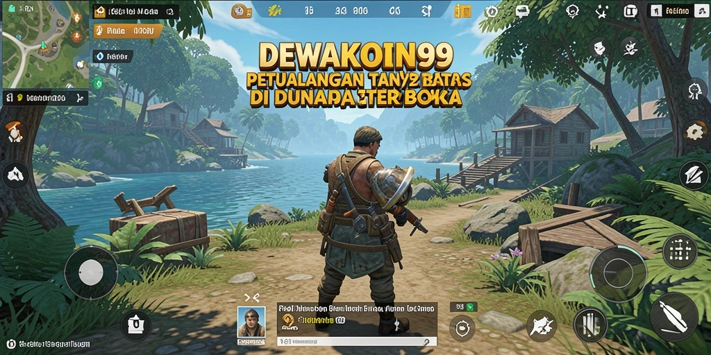 Tampilan gameplay menakjubkan dari DEWAKOIN99 di dunia terbuka.
