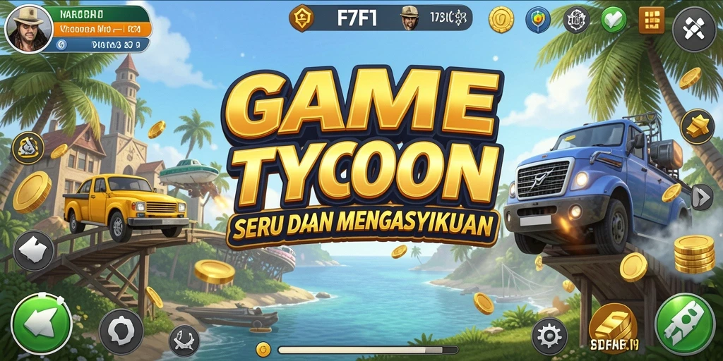 Screenshot dari gameplay Tycoon yang menarik dan menantang.