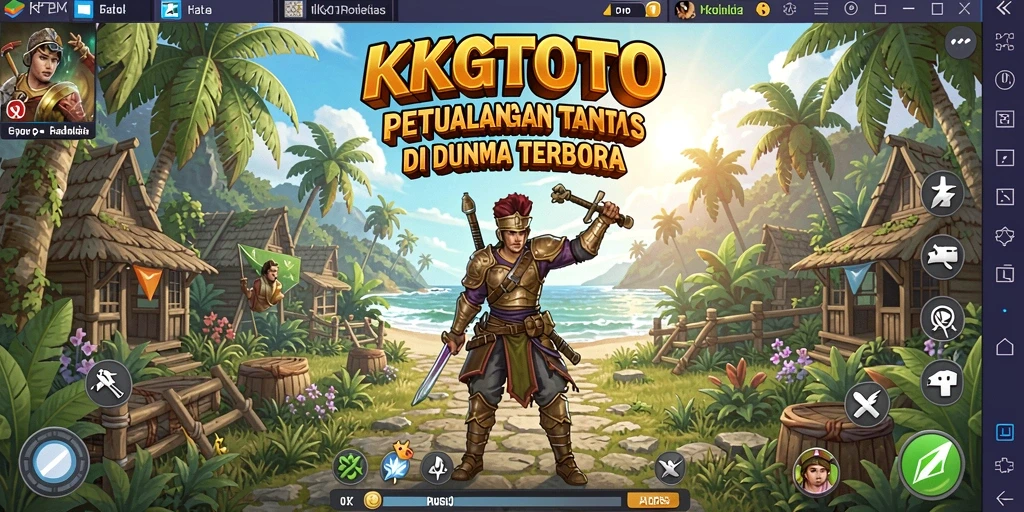 Gameplay KPKTOTO dengan eksplorasi dunia terbuka yang luas.