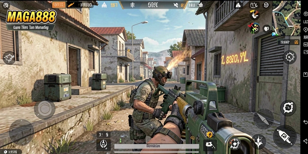Tampilan menarik dari gameplay MAGA888 dengan aksi menegangkan.