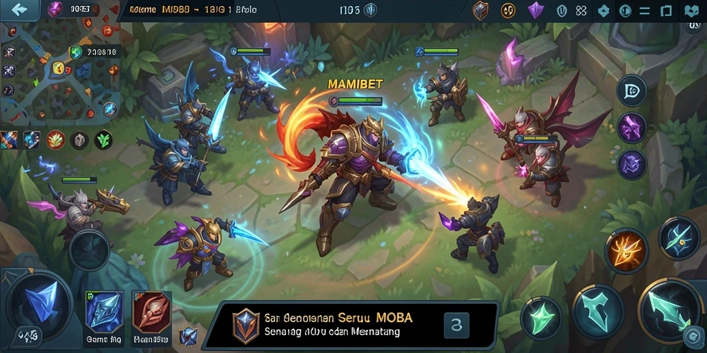 Tampak seru pemain bertarung di arena MAMIBET.